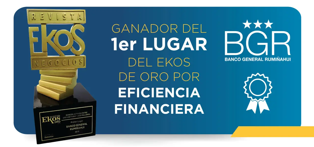 
Durante 16 años, Corporación Ekos ha venido premiando la excelencia empresarial. En esta ocasión, Banco General Rumiñahui (BGR) fue reconocido por su gestión, ante la presencia de varios gerentes y representantes de las empresas más influyentes del país.