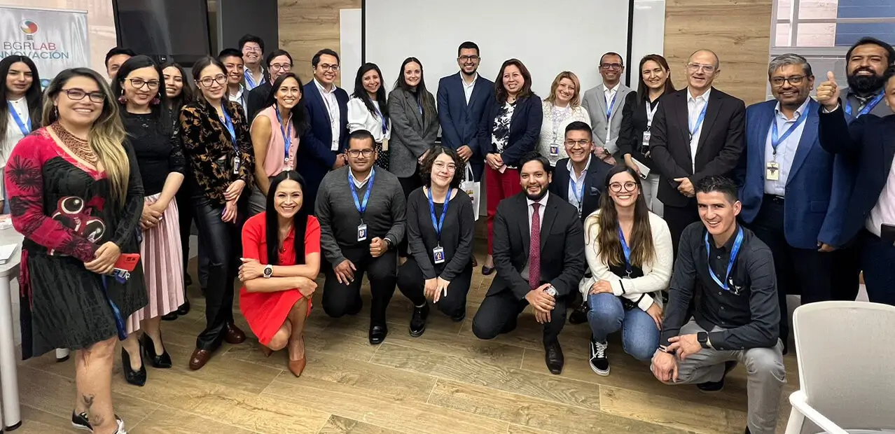 El Equipo BGR que participó en el primer meetup de innovación 2023.