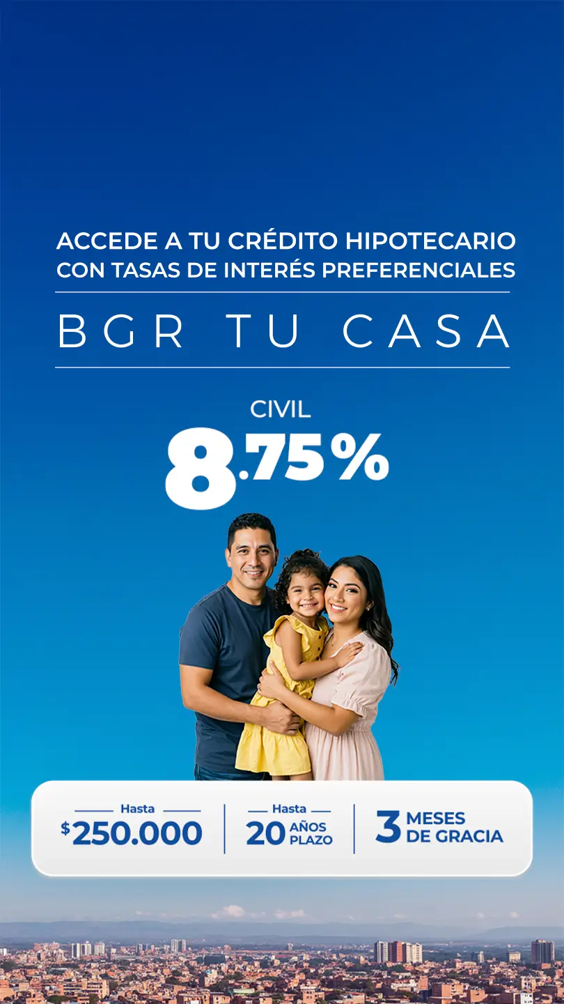 Accede a tu crédito hipotecario con tasas de interés preferenciales