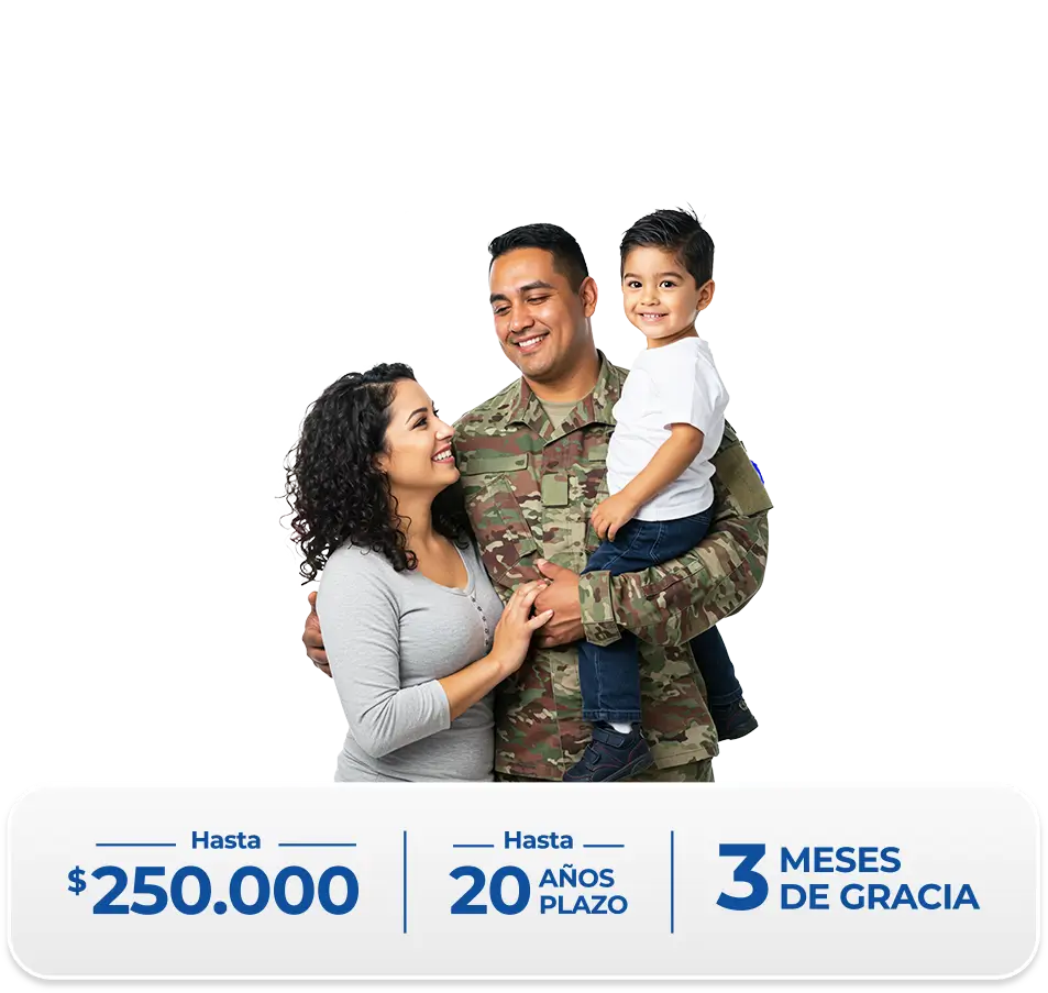 8.50% Tasa para militares